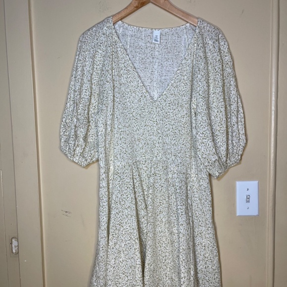 Free People Cream Floral Dress - Picture 2 of 12